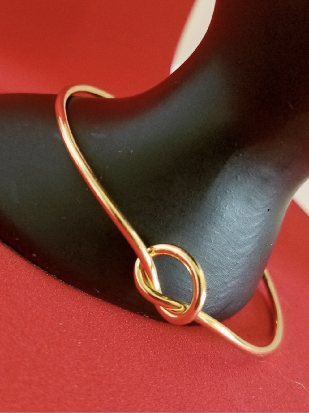 🎉HOST PICK🎉 Gold Love Knot Bangle Bracelet - Picture 1 of 5